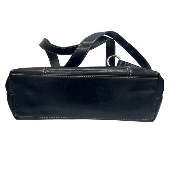 Call It Spring Vintage Y2K Grommet Black Belted Brocle Mini Shoulder Bag - Picture 5 of 8